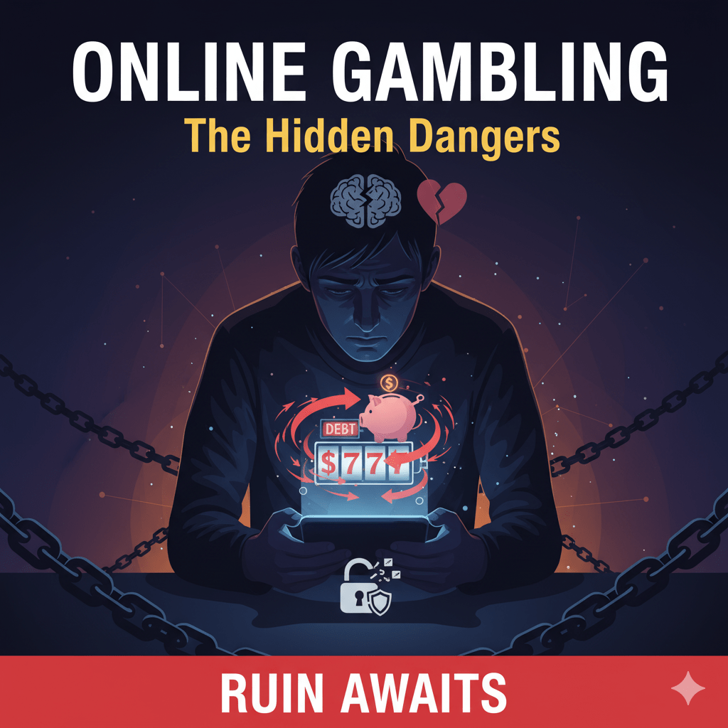 The Trap of Online Gambling Addiction: Uncovering the Dangers to Your Finances, Mental Health, and Security