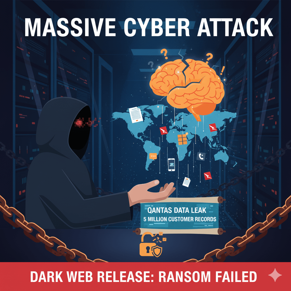 Hackers Leak 5 Million Qantas Customer Records on Dark Web After Ransom Deadline Passes